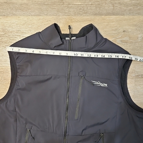 Sitka Men's Black Insulated Fleece Lined  Vest Size Xl - Picture 11 of 13